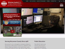 Tablet Screenshot of mcead911.org